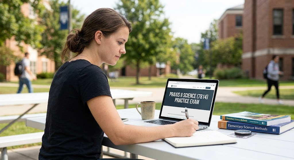 Praxis II Science (7814) Practice Exam Banner