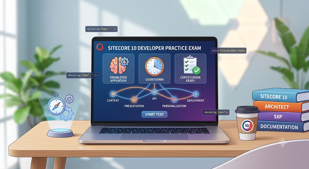 Sitecore 10 Developer Practice Exam Banner