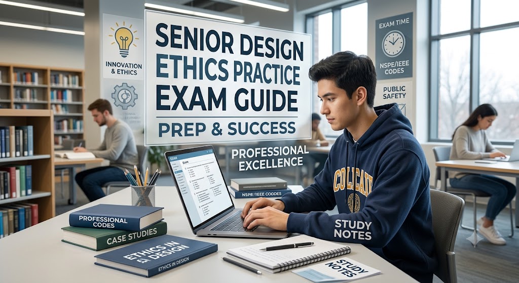 Senior Design Ethics Practice Exam Guide Banner