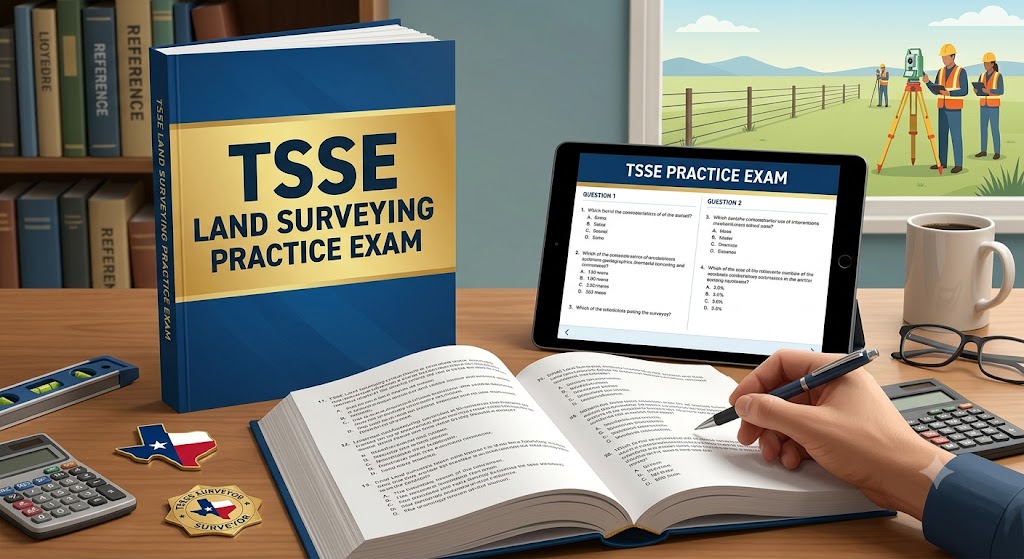 Texas State Specific Exam (TSSE) for Land Surveying Practice Exam Banner
