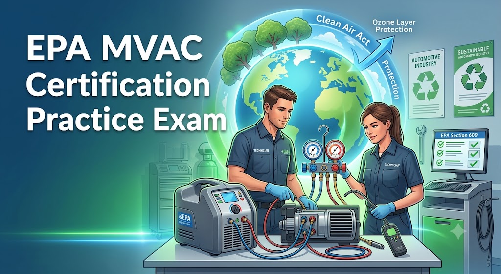 Environmental Protection Agency (EPA) MVAC Practice Certification Banner