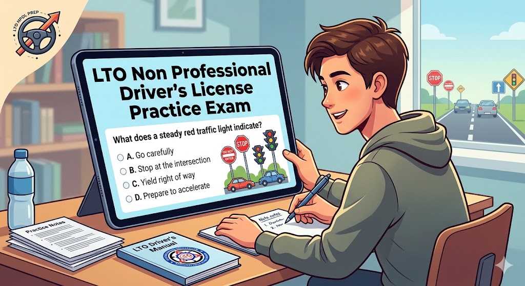 LTO Non Professional Driver's License PracticeTest Banner