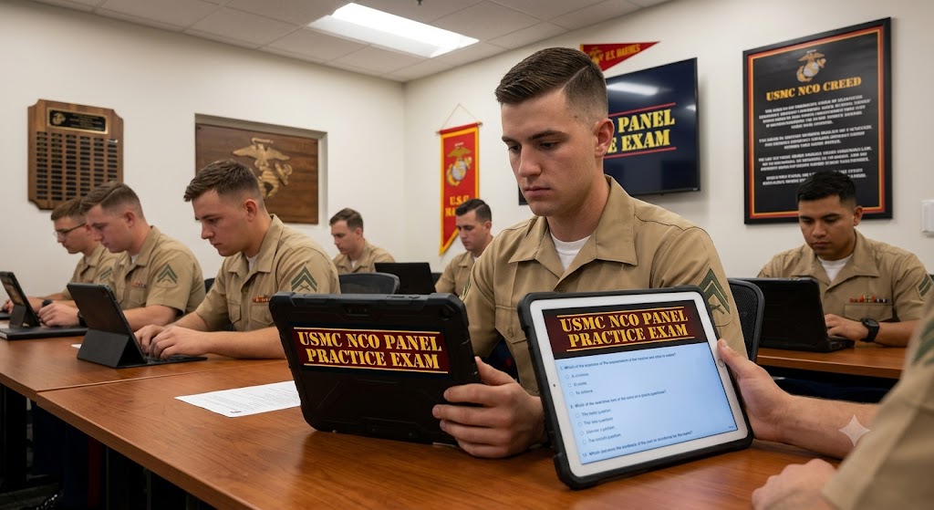 USMC NCO Panel Practice Test Banner