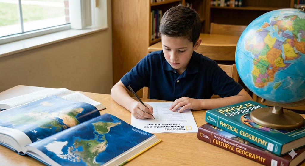 National Geographic Bee Practice Exam Banner