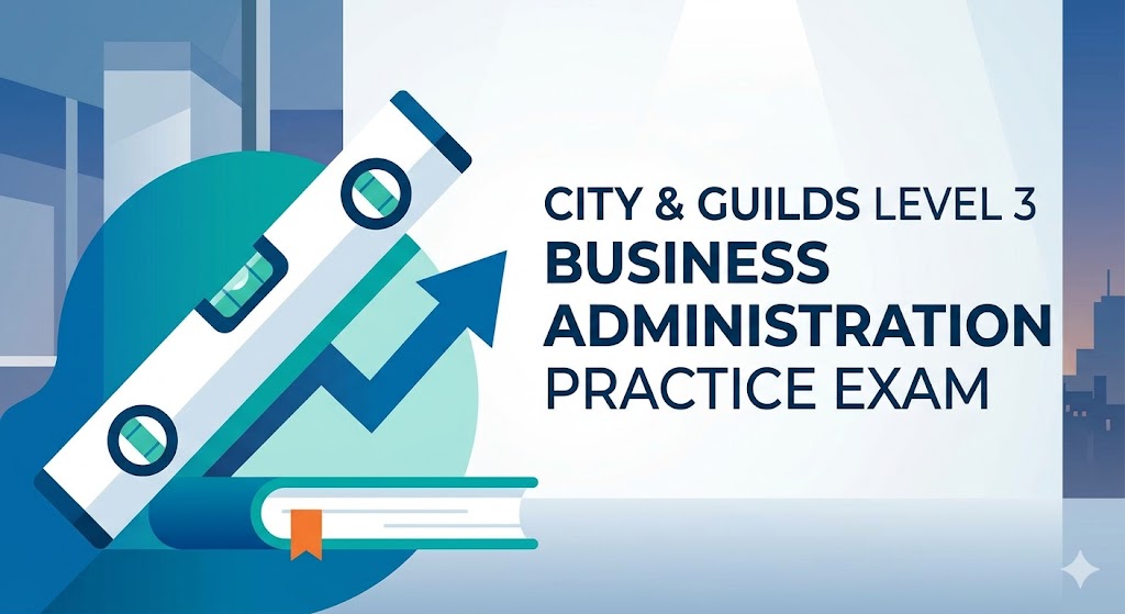 City & Guilds Level 3 Business Administration Practice Test Banner