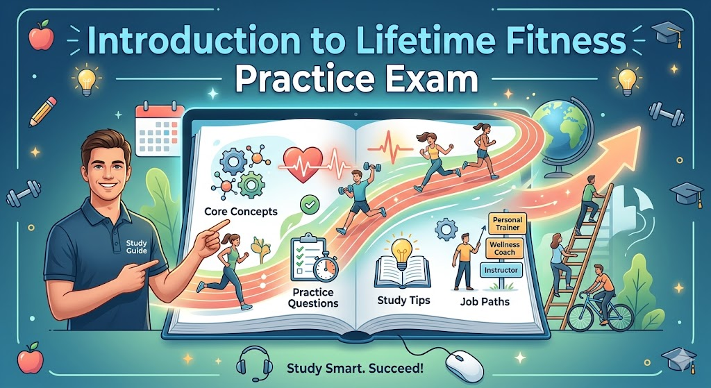 Introduction to Lifetime Fitness Practice Exam Banner