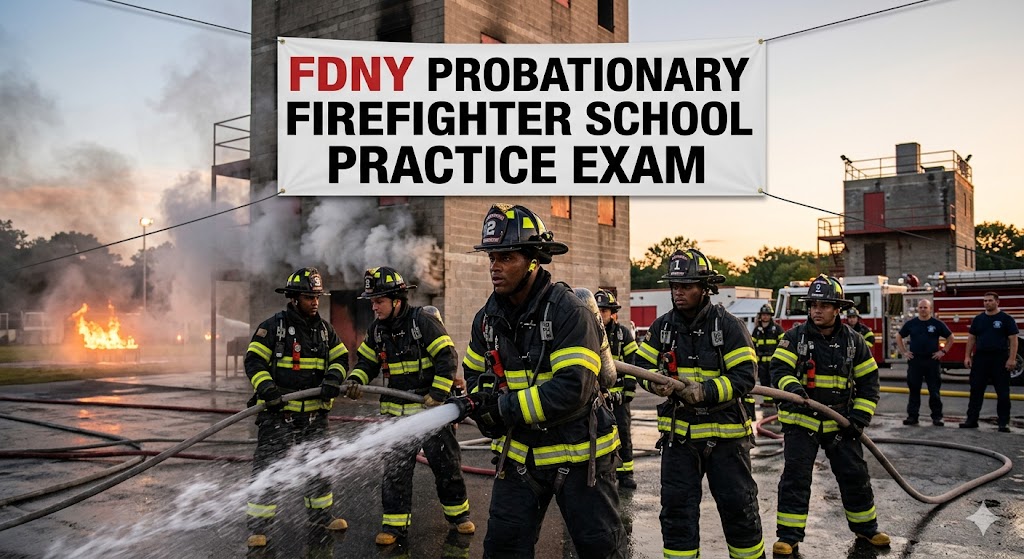 FDNY Probationary Firefighter School Practice Test Banner