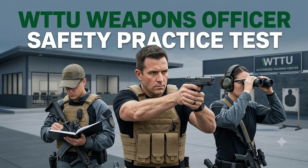 WTTU Weapons Officer Safety Practice Test Banner