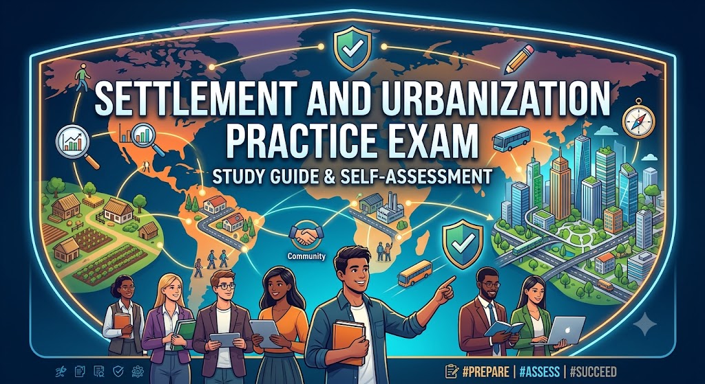 Settlement and Urbanization Practice Exam: A Comprehensive Study Guide Banner