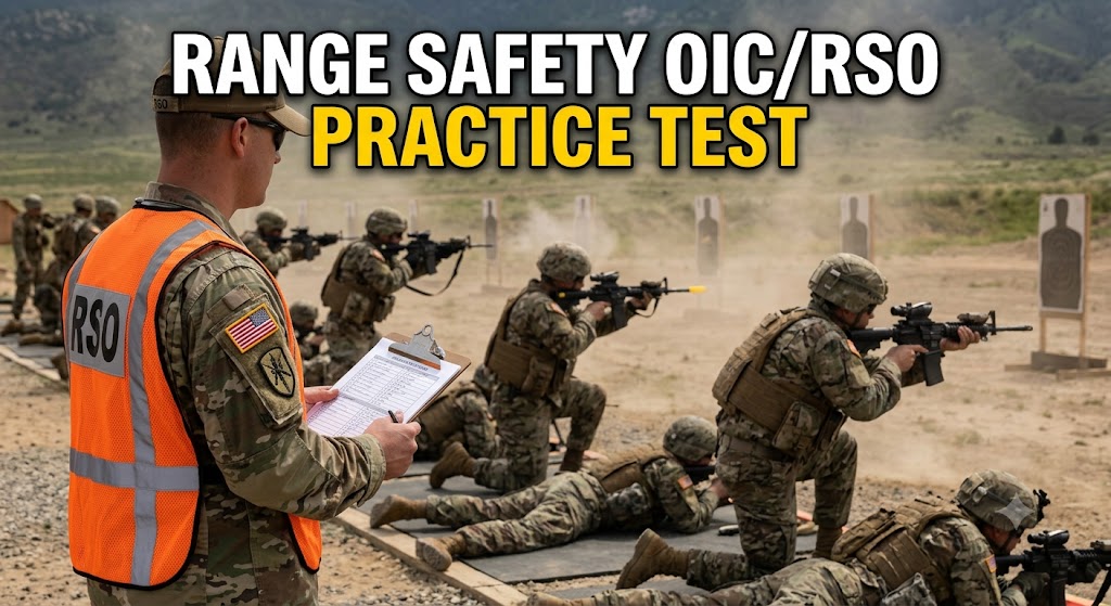 Range Safety OIC/RSO Practice Test Banner