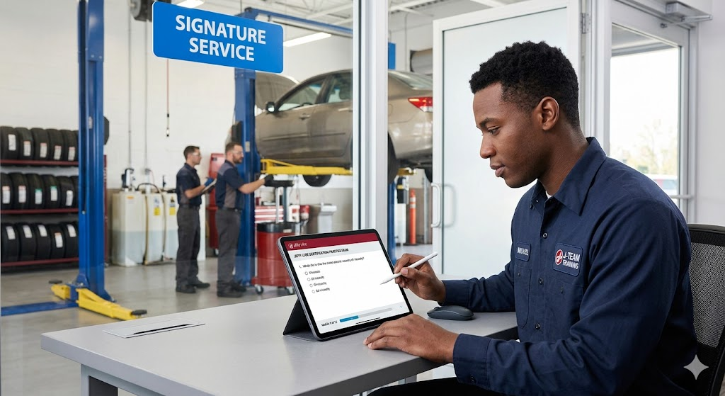 Jiffy Lube Certification Practice Exam Banner