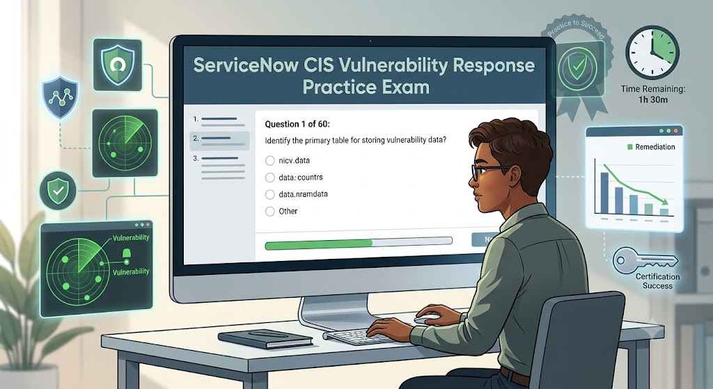 ServiceNow CIS Vulnerability Response Practice Exam Banner