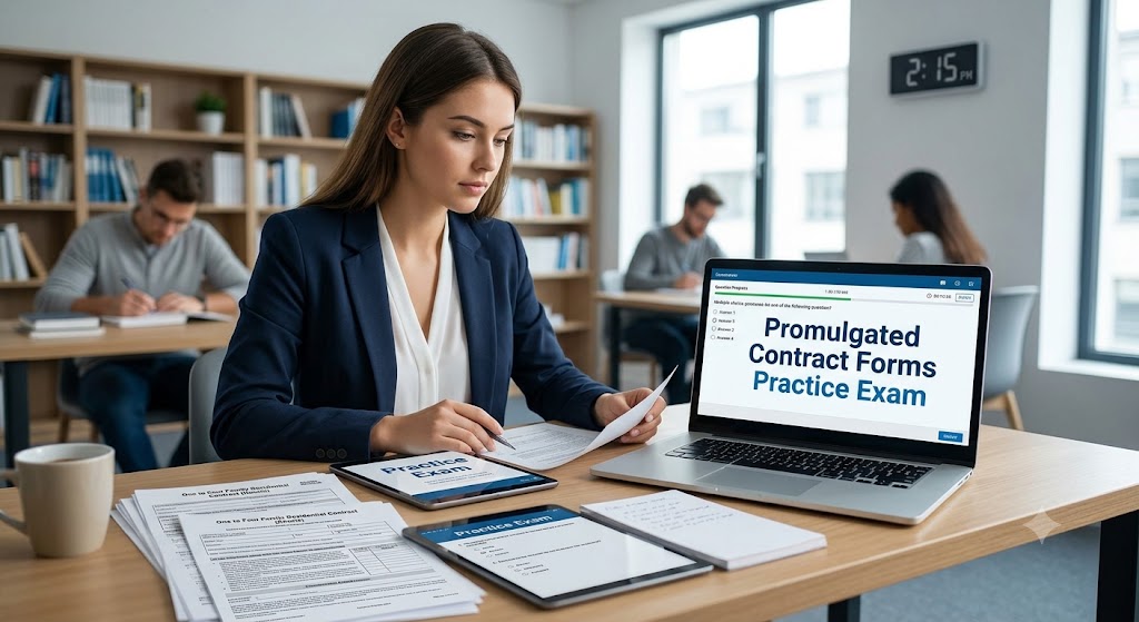 Promulgated Contract Forms Practice Test Banner