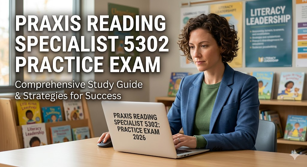 Praxis Reading Specialist 5302 Practice Test 2026 | Exam Prep Questions Banner