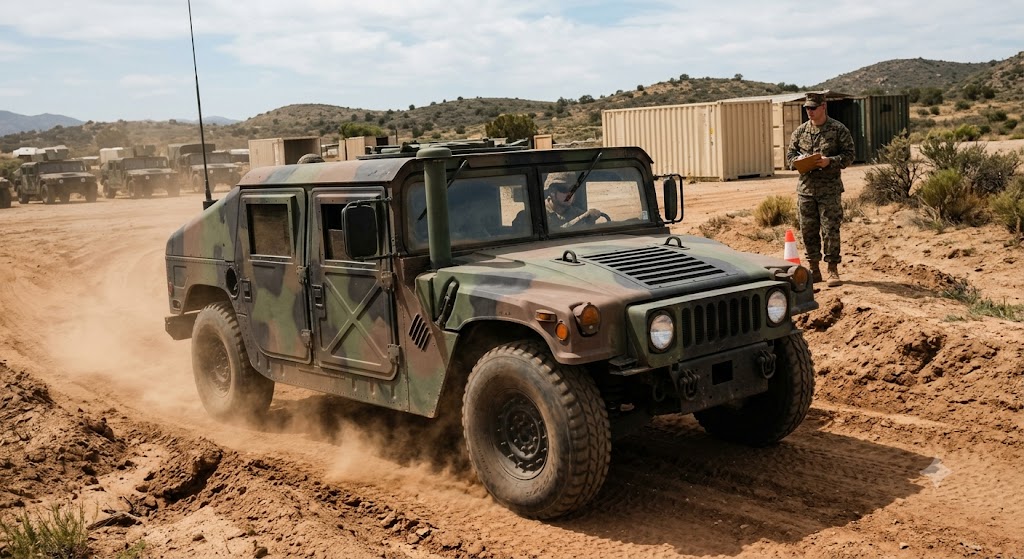 USMC High Mobility Multipurpose Wheeled Vehicle (HMMWV) Practice Test Banner