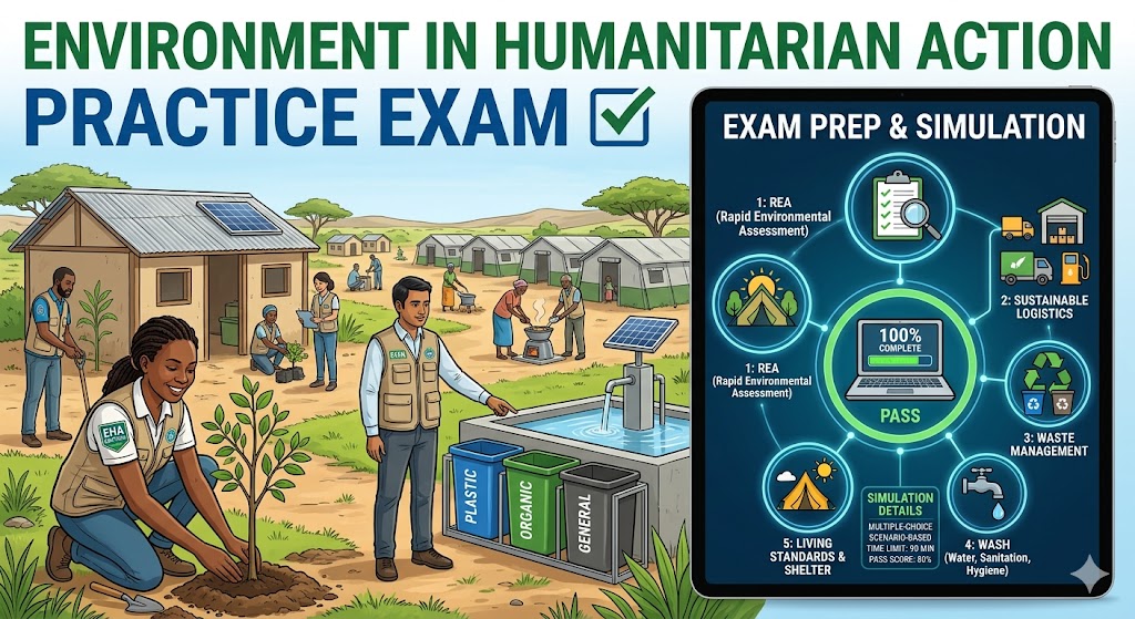 Environment in Humanitarian Action Practice Test Banner