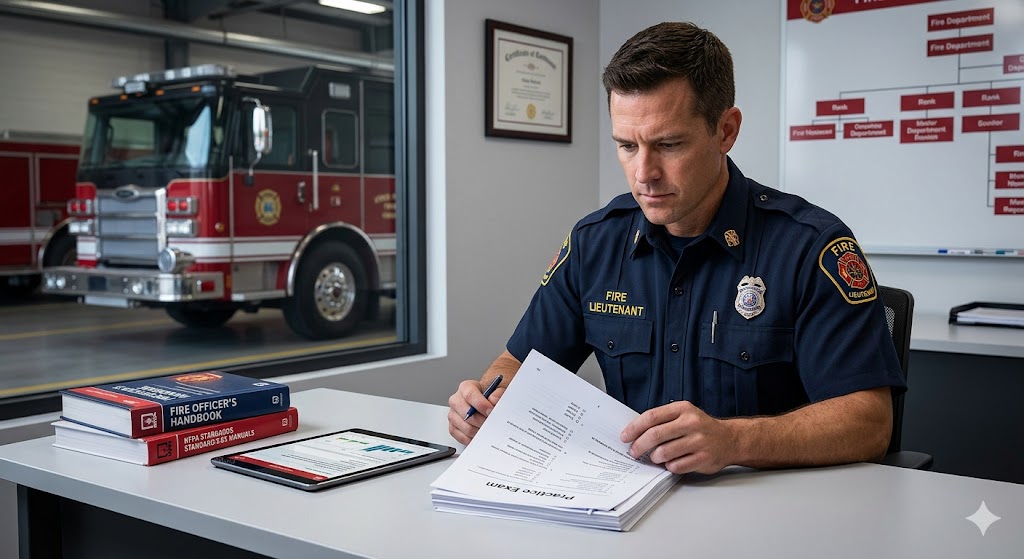 Fire Lieutenant Certification Practice Exam Banner