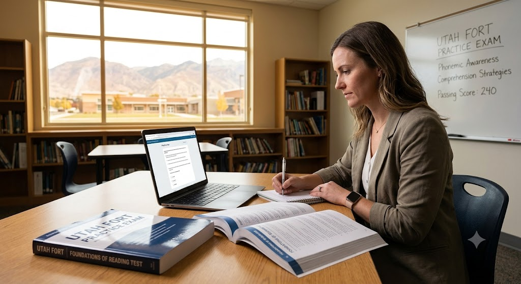 Utah Foundation of Reading Test (FORT) Practice Test Banner