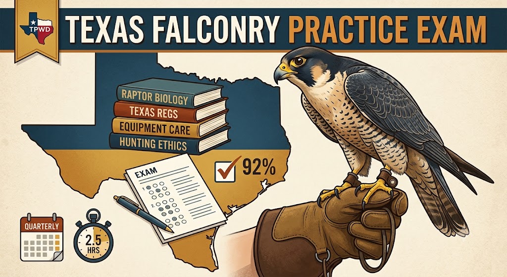 Texas Falconry Practice Exam Banner