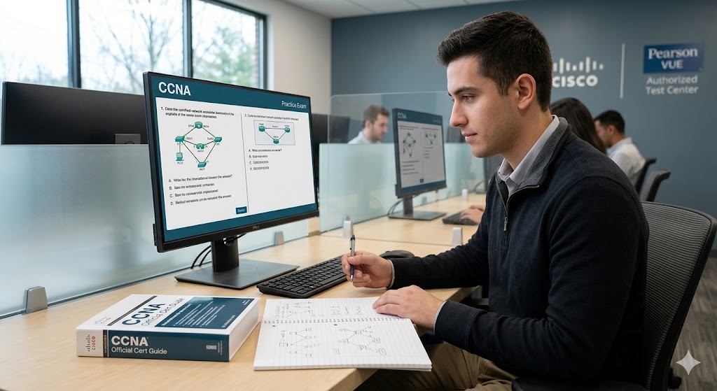 Cisco Certified Support Technician (CCST) Networking Practice Exam Banner