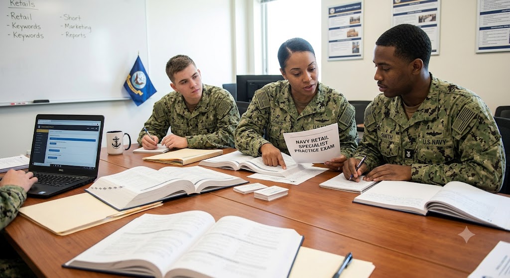 Navy Retail Specialist Practice Exam Banner