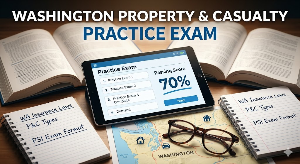 Washington Property & Casualty Practice Exam Banner