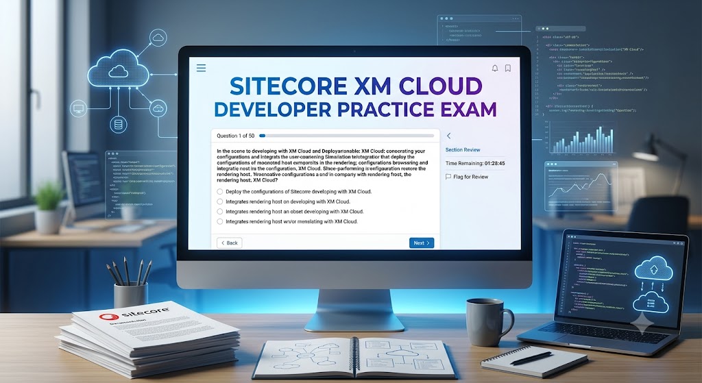 Sitecore XM Cloud Developer Practice Exam Banner