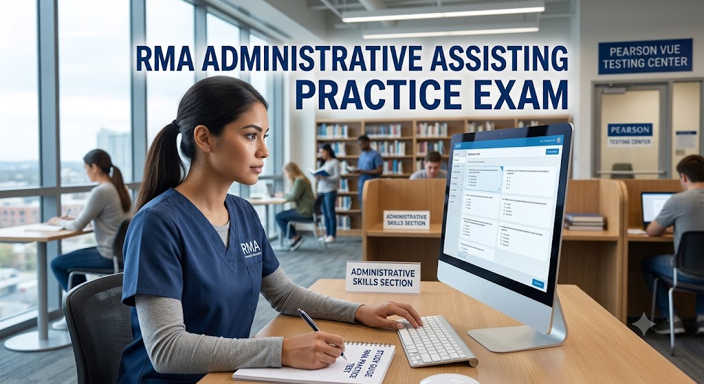 RMA Administrative Assisting Practice Test Banner