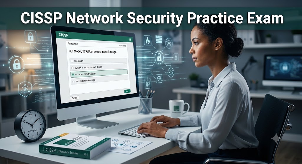 Communication and Network Security Question CISSP Course Practice Test Banner