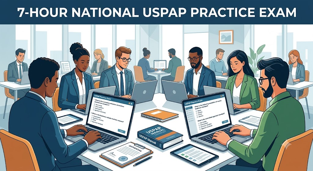 7-Hour National USPAP Practice Test Banner