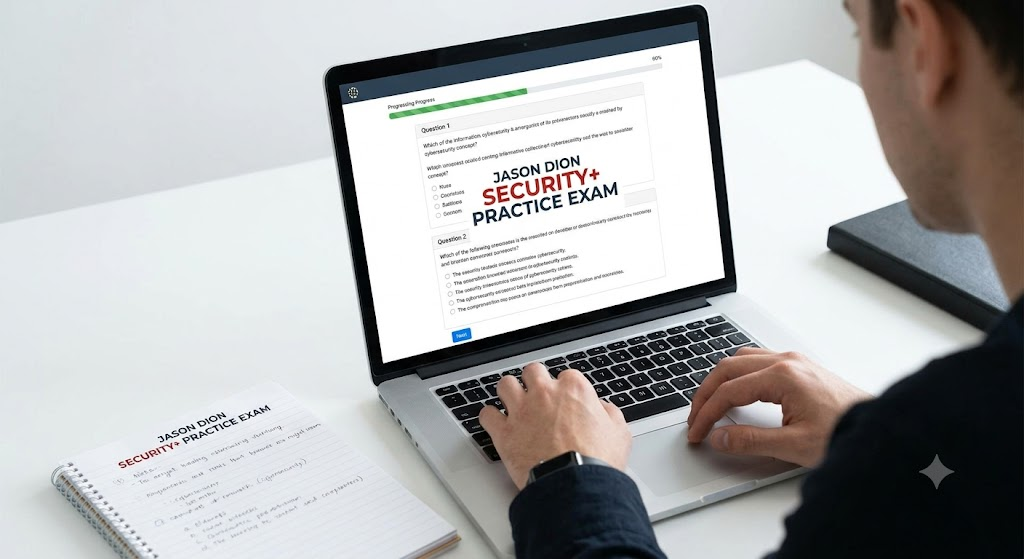 Jason Dion Security+ Course Practice Test Banner