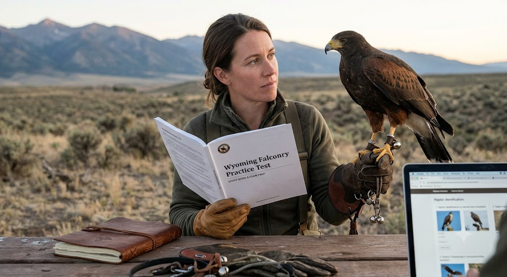 Wyoming Falconry Practice Test Banner