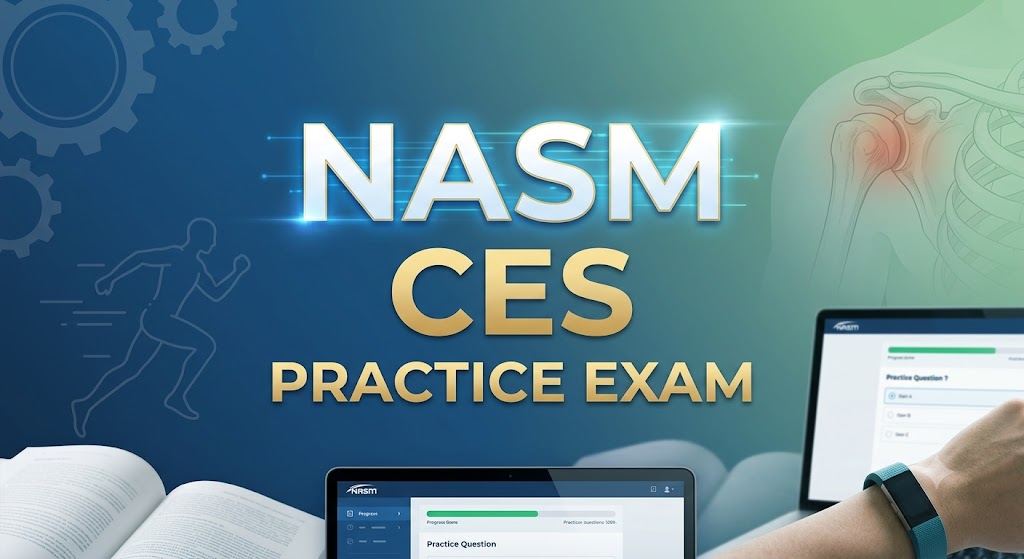 National Academy of Sports Medicine (NASM) Corrective Exercise Specialist (CES) Practice Exam Banner