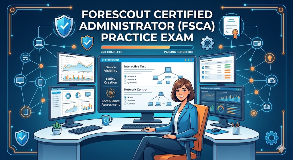 ForeScout Certified Administrator (FSCA) Practice Test Banner