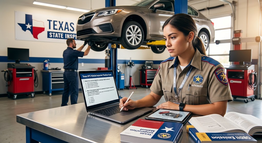 Texas DPS Vehicle Inspector Practice Test Banner