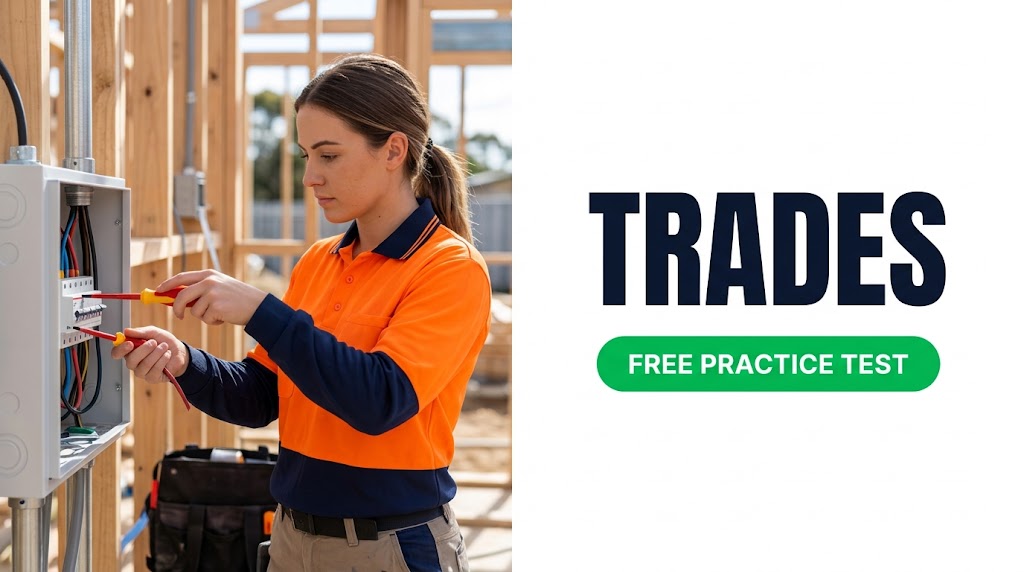Trades Practice Test & Exam Prep | Australia Banner