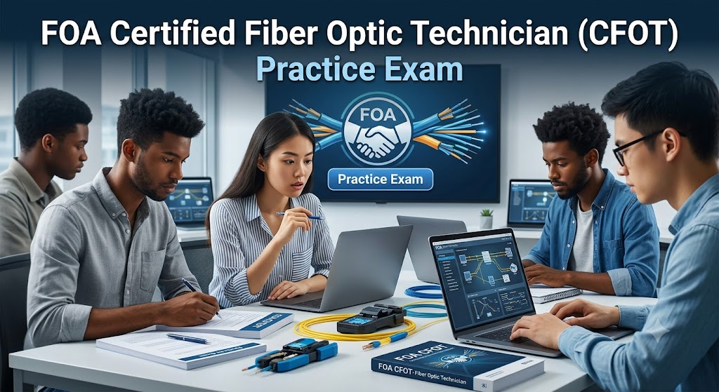 FOA Certified Fiber Optic Technician (CFOT) Practice Exam Banner