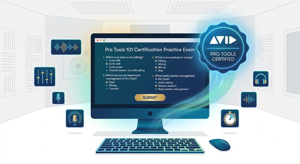 Pro Tools 101 Certification Practice Exam Banner