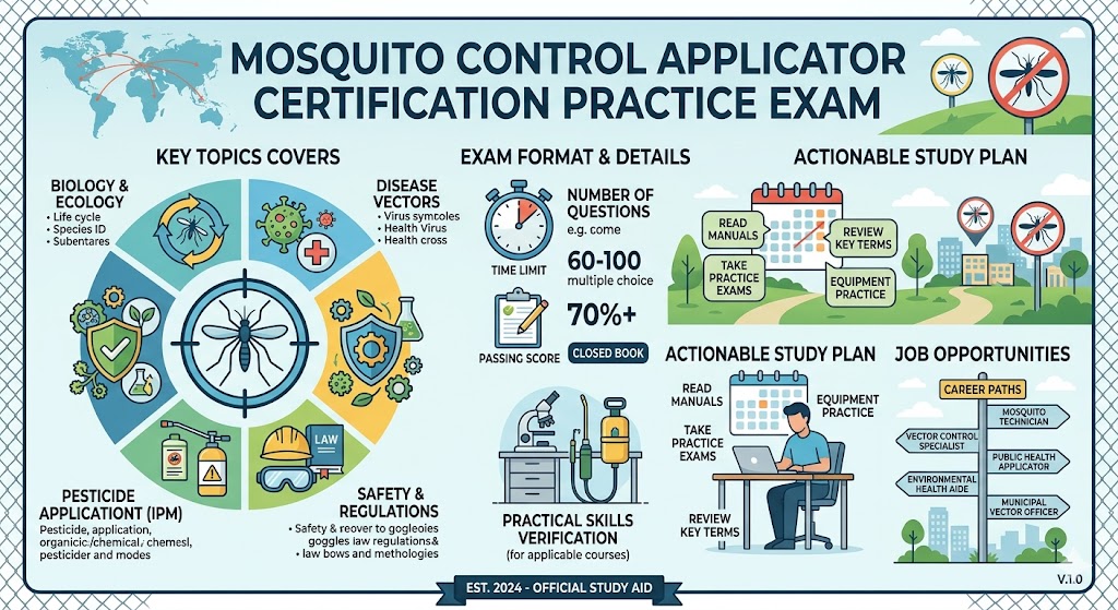 Mosquito Control Applicator Certification Practice Exam Banner