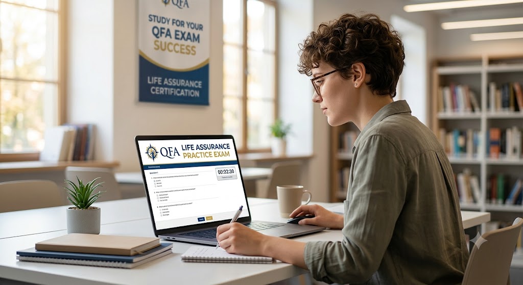 QFA Life Assurance Practice Test Banner