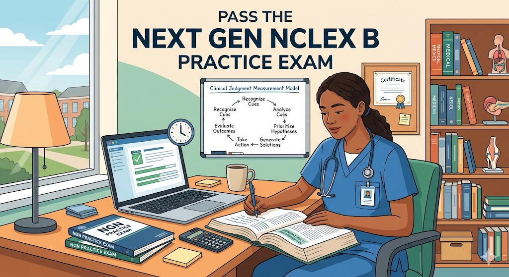 Pass the Next Gen NCLEX B Practice Exam Banner