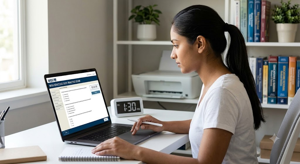 Western Governors University (WGU) EDUC5262 SLO1 Practice Exam Banner