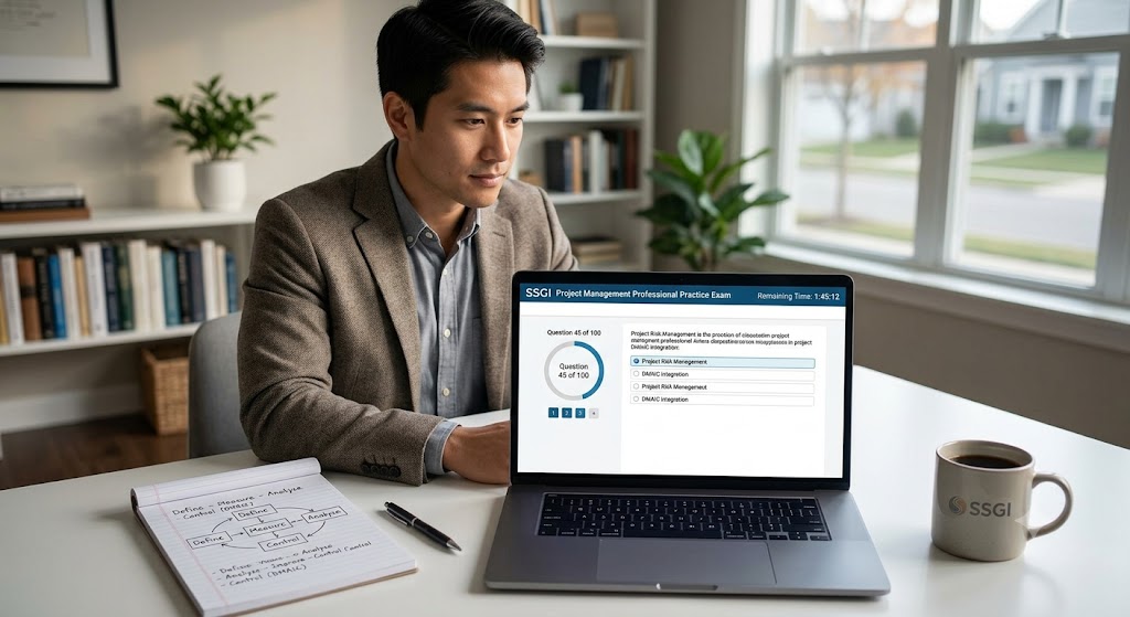 SSGI Project Management Professional Practice Exam Banner