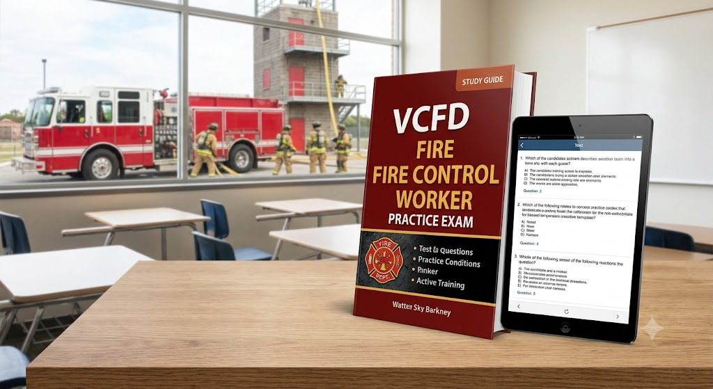 VCFD Fire Control Worker Practice Test Banner
