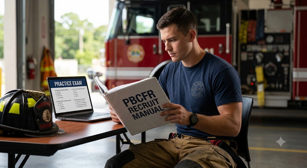 PBCFR Recruit Manual Practice Test Banner
