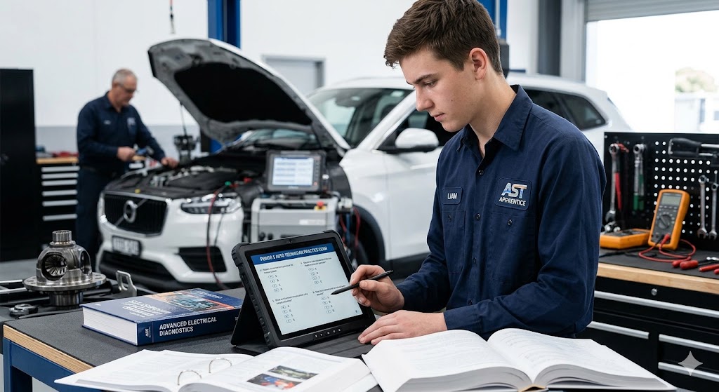 Period 2 Automotive Service Technician Practice Test Banner