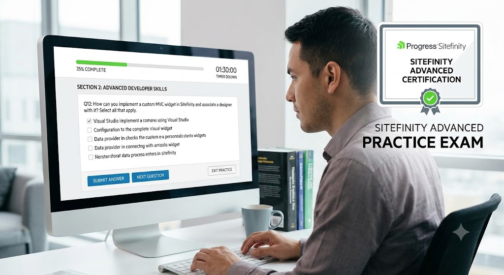Sitefinity Advanced Certification Practice Exam Banner