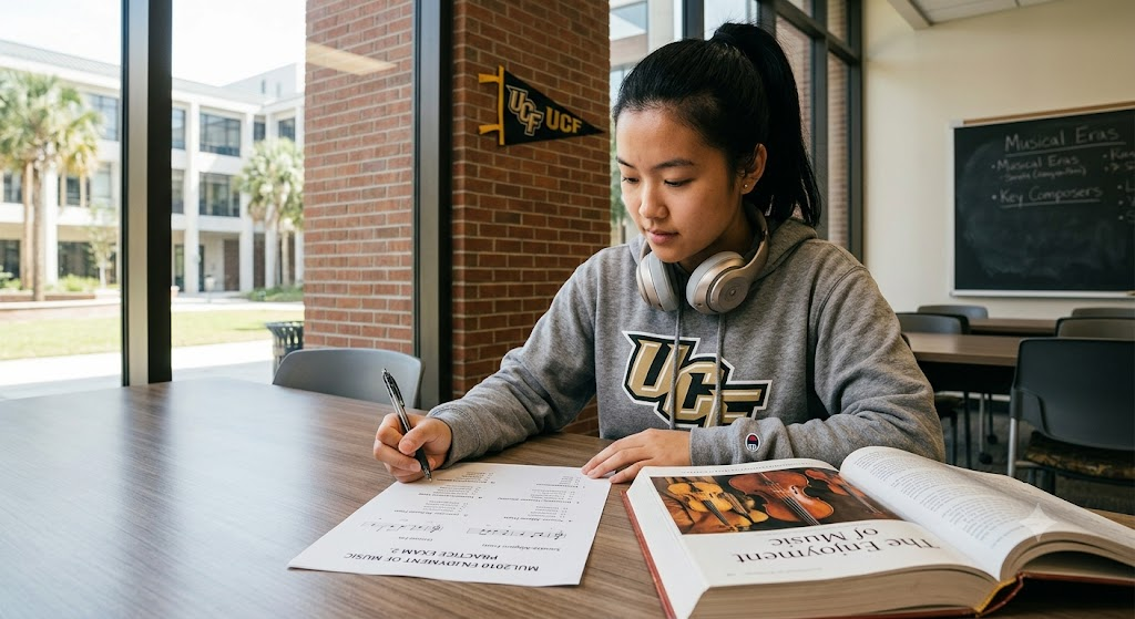 University of Central Florida (UCF) MUL2010 Enjoyment of Music Practice Exam 2 Banner