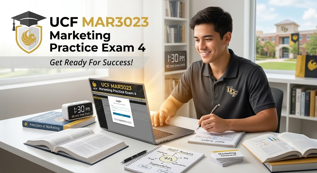 University of Central Florida (UCF) MAR3023 Marketing Practice Exam 4 Banner