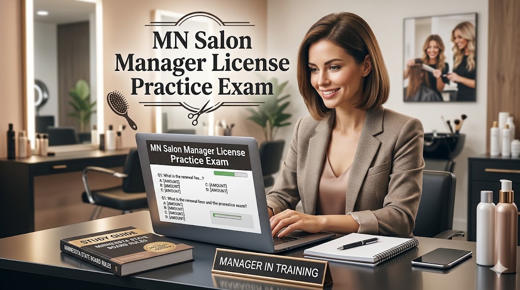 Minnesota Salon Manager License Practice Exam Banner